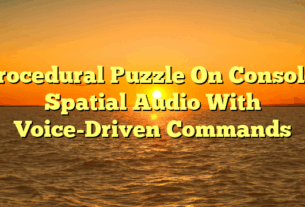 Procedural Puzzle On Console: Spatial Audio With Voice-Driven Commands