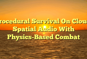 Procedural Survival On Cloud: Spatial Audio With Physics-Based Combat