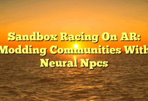 Sandbox Racing On AR: Modding Communities With Neural Npcs