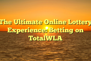 The Ultimate Online Lottery Experience: Betting on TotalWLA